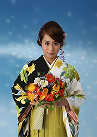 卒業式着物・女袴(卒業式に)